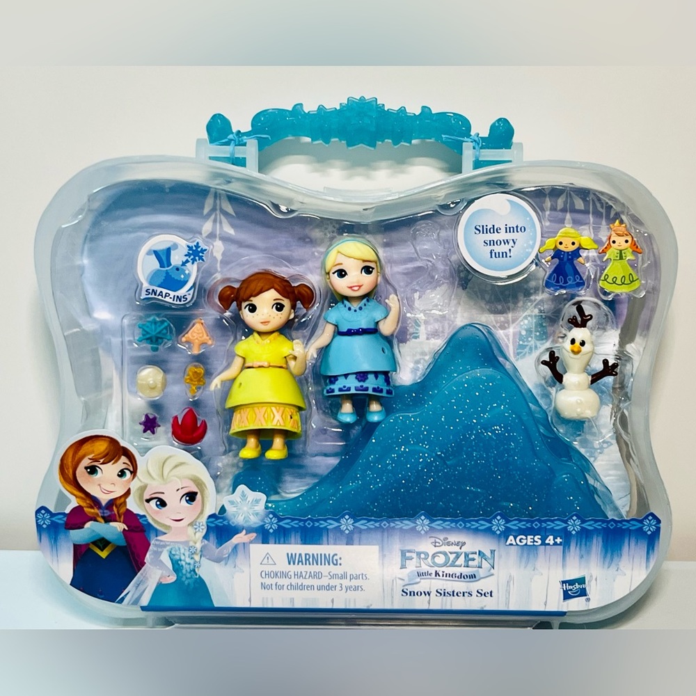 Disney Frozen Little Kingdom Snow Sisters Mini Doll Playset